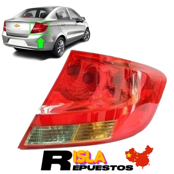Farol Trasero Para Chevrolet Sail 2010 2016 1.4